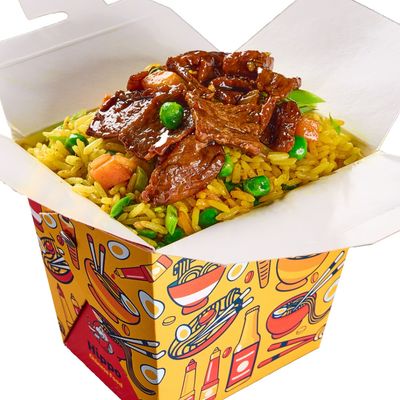 Curry rice with meat
