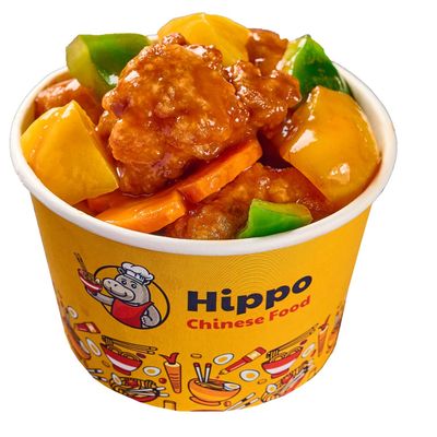 small peach Sweet sour chicken