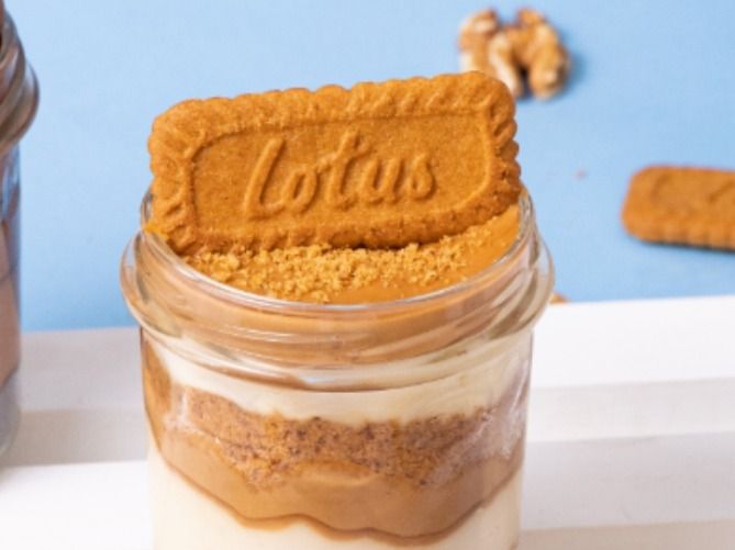 Lotus Cheesecake Jar