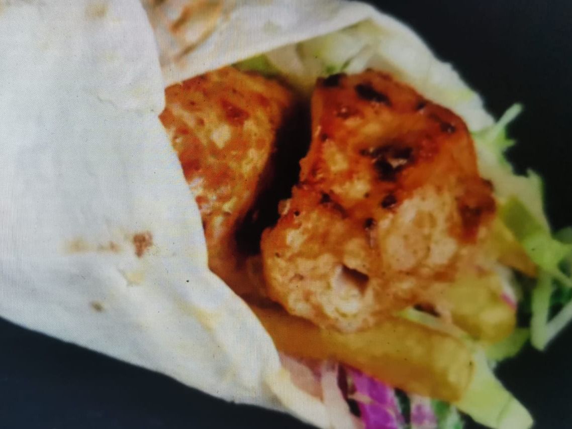 Shish Sandwich Made With Baladi Bread