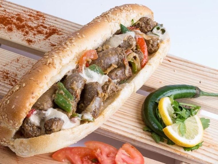 French Bread And Liver Sandwich