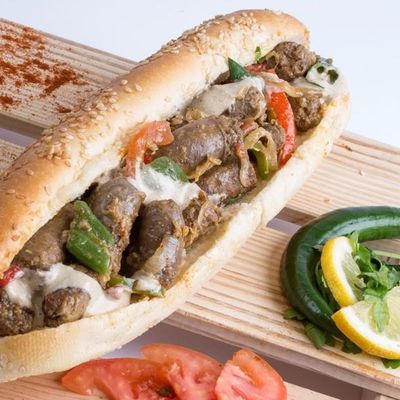 French Bread And Liver Sandwich