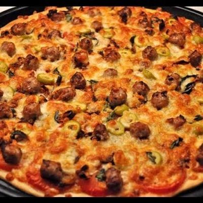 Lamb Sausage Pizza