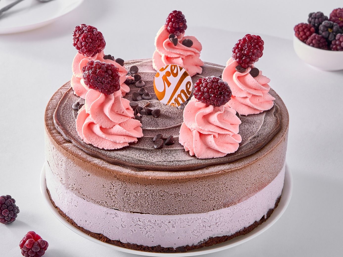 Choco Raspberry Ice Cake