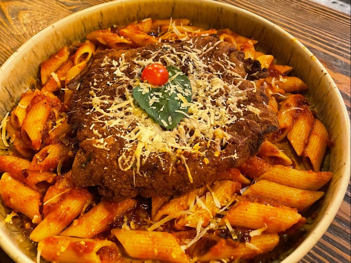 Penne All 'Arrabiata Con Vitello
