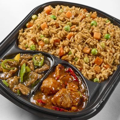 Rice With Campao Chicken With Spicy Meat