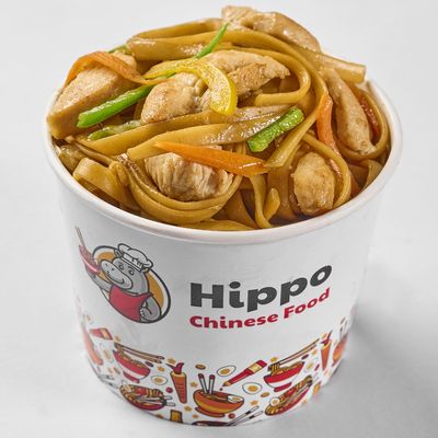 Large chicken noodles