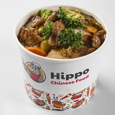 Large Meat oyster sauce and broccoli