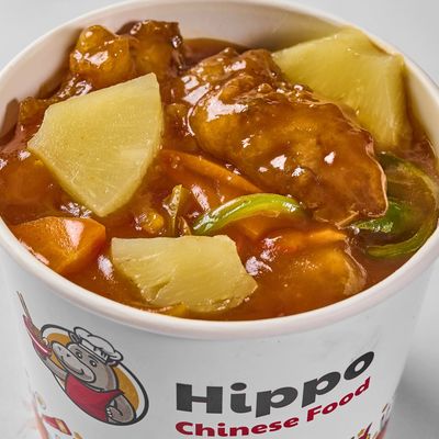 Large pineapple sweet sour fish