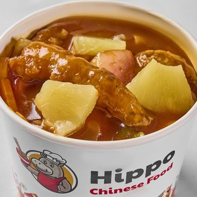 Large pineapple sweet sour Calamari