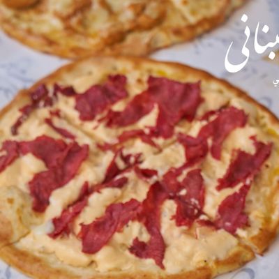 Kiri with pastrami manoushe
