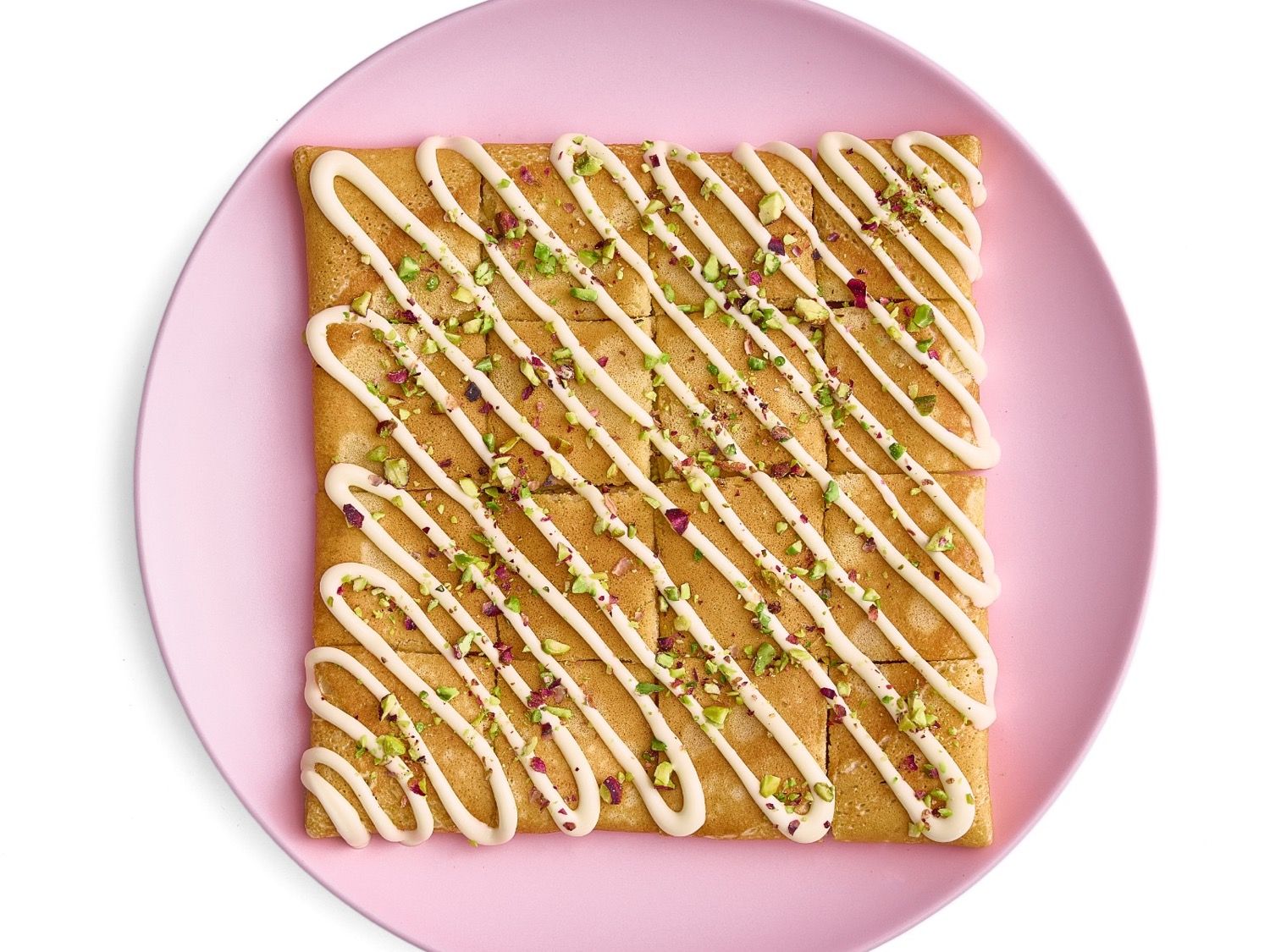 Pistachio crepe