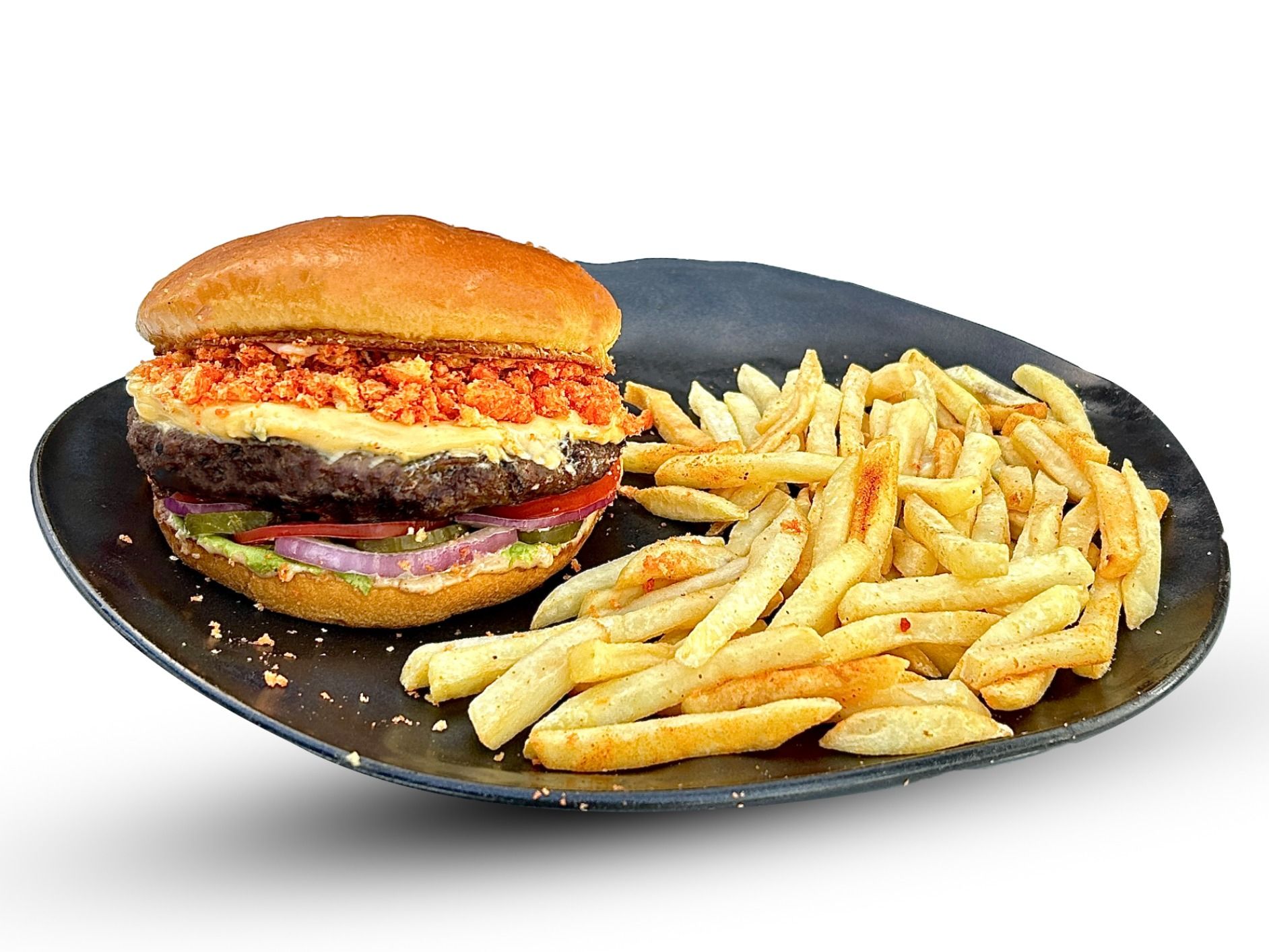 Cheetos Lovers Beef Burger Sandwich