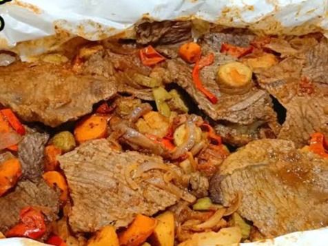 Meat Waraa With Potato's