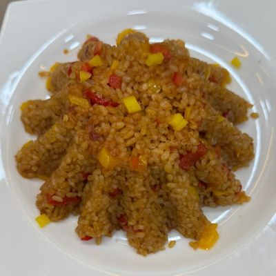 أرز الجمبري بالمايونيز