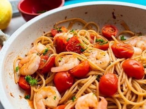 Spaghetti Con Gamberi E Pomodoro