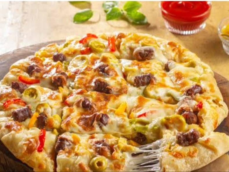 Pizza Burger Texas Sauce