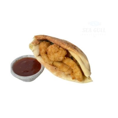 Shrimp And Squid Mix Sandwich