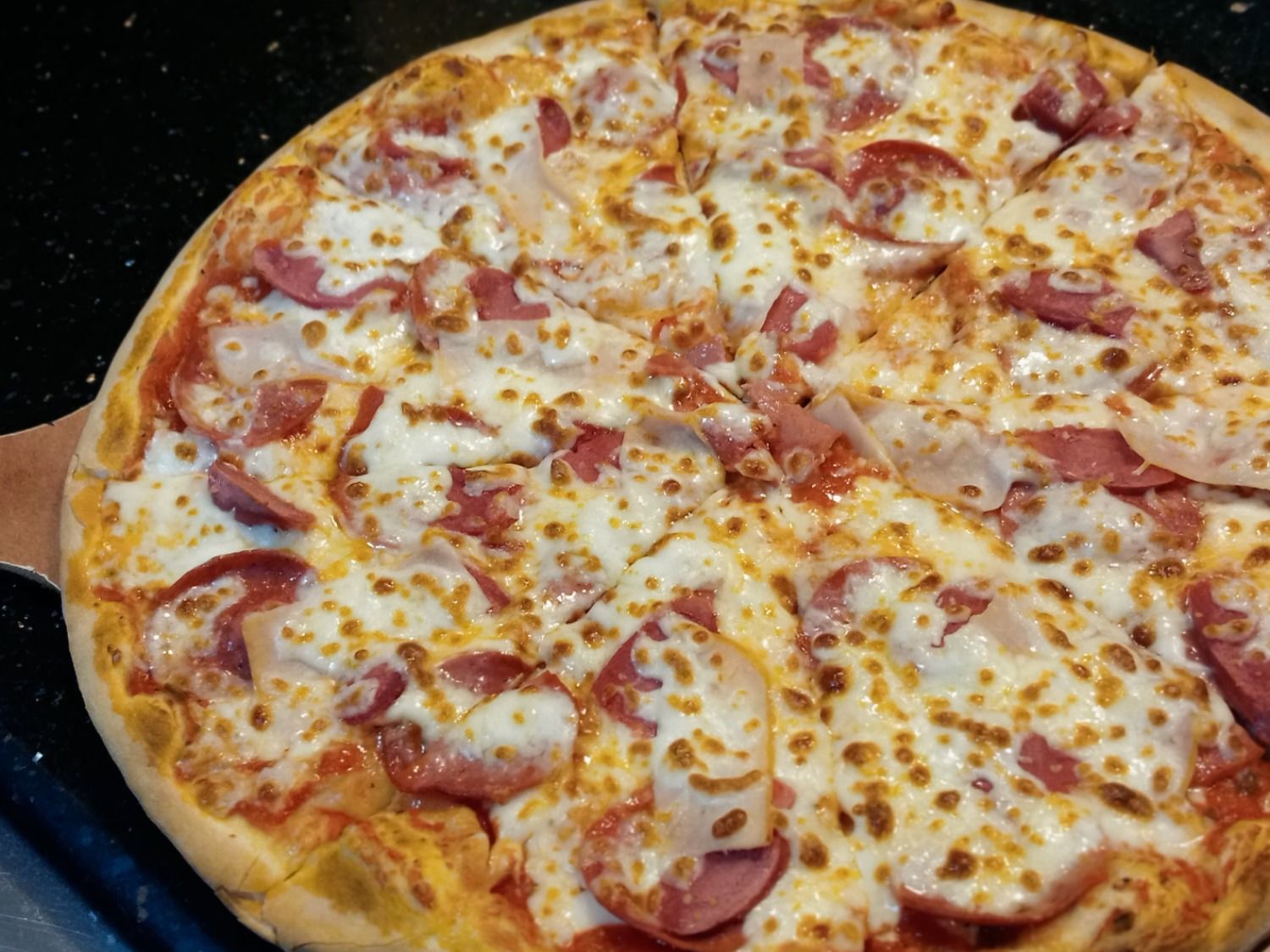 Oriental Sausage Pizza