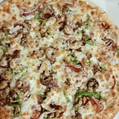 Bolognese pizza