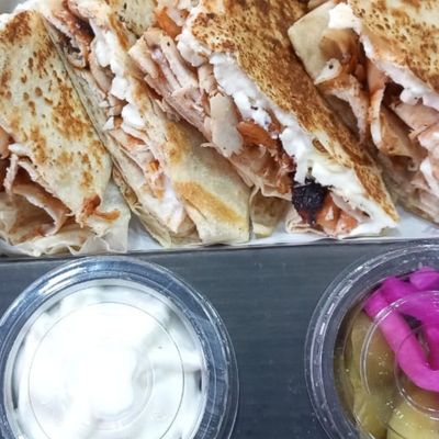 Chicken Shawerma Extra With Mozzarella cheese And mushrooms