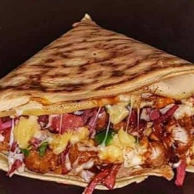 Large chicken shawarma crepe