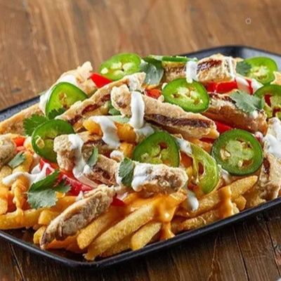 Fully loaded fries with Chicken