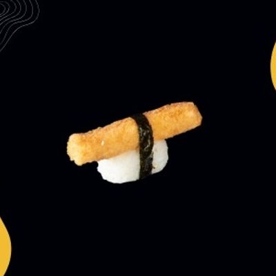 Fried Crab Salmon Nigiri Sushi