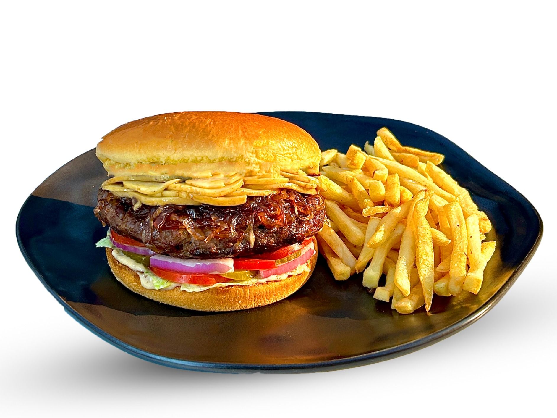 Onion Twist Beef Burger Sandwich