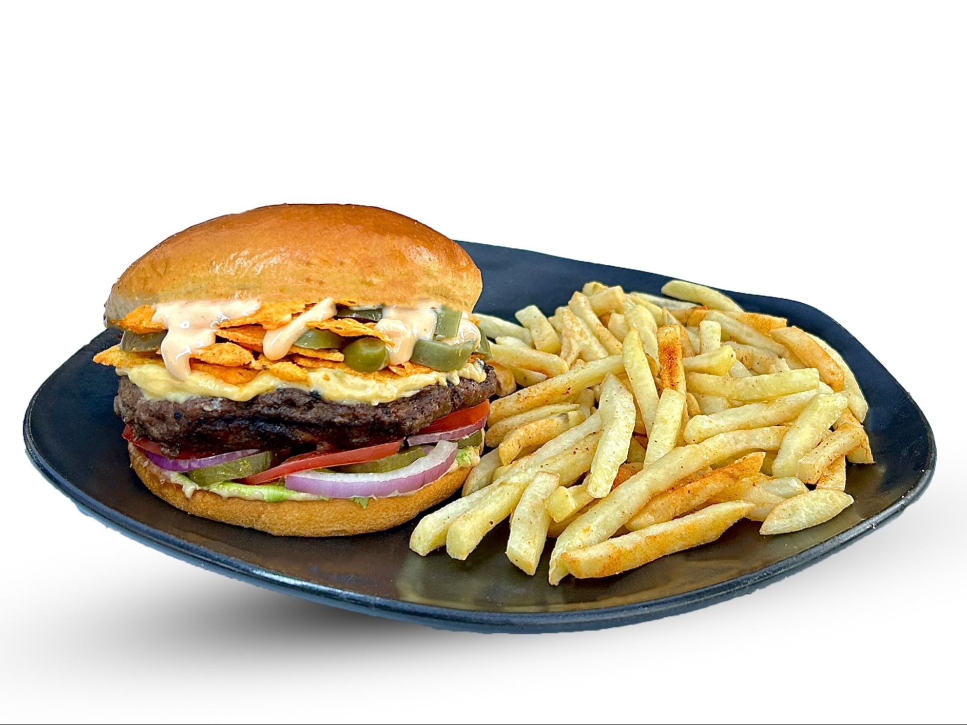 Old School Beef Burger Sandwich