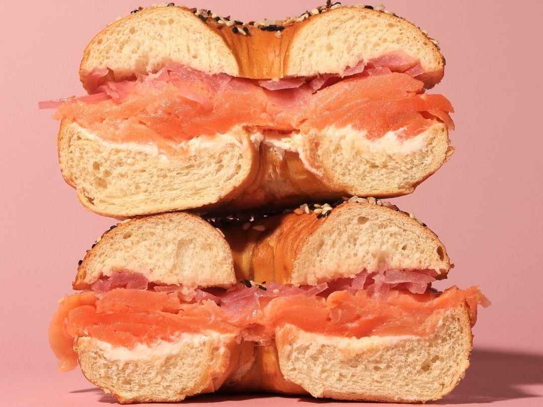 Lox Salmon Bagel