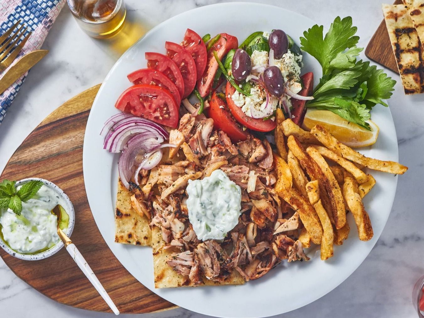 Chicken Gyros Plater