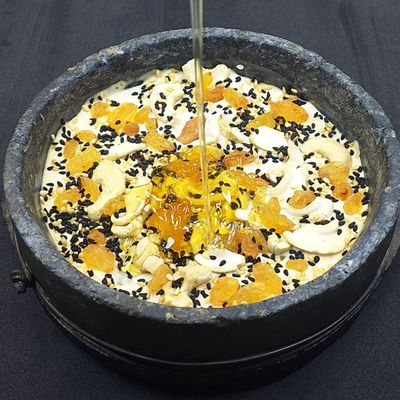 Arika With Dates And Cream