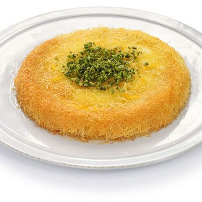 Kunafa Stuffed With Cream
