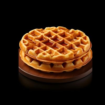 Waffle Caramel Round