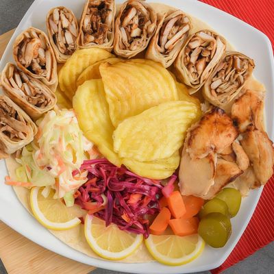 Double Arabic Shawarma Meal