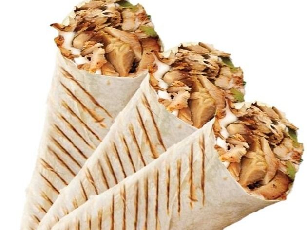 3 Chicken Shawerma Hat Trick + Fries +Garlic +Pickle