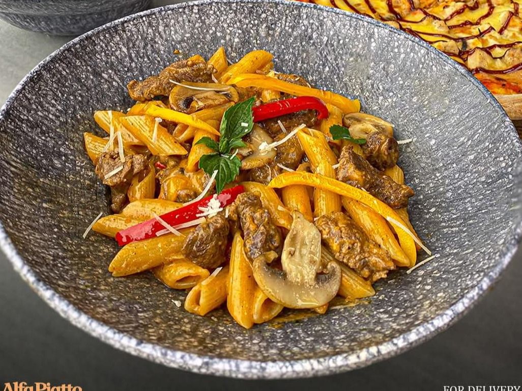 Penne Steak Bites