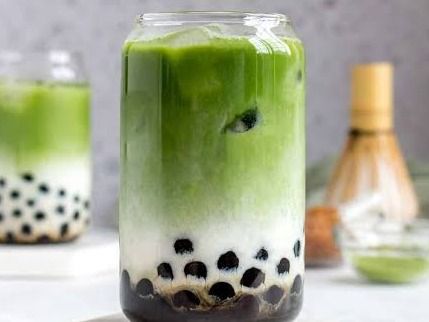 Boba Matcha Latte