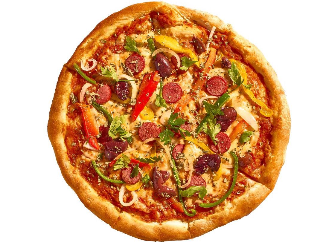 Hot Dog pizza