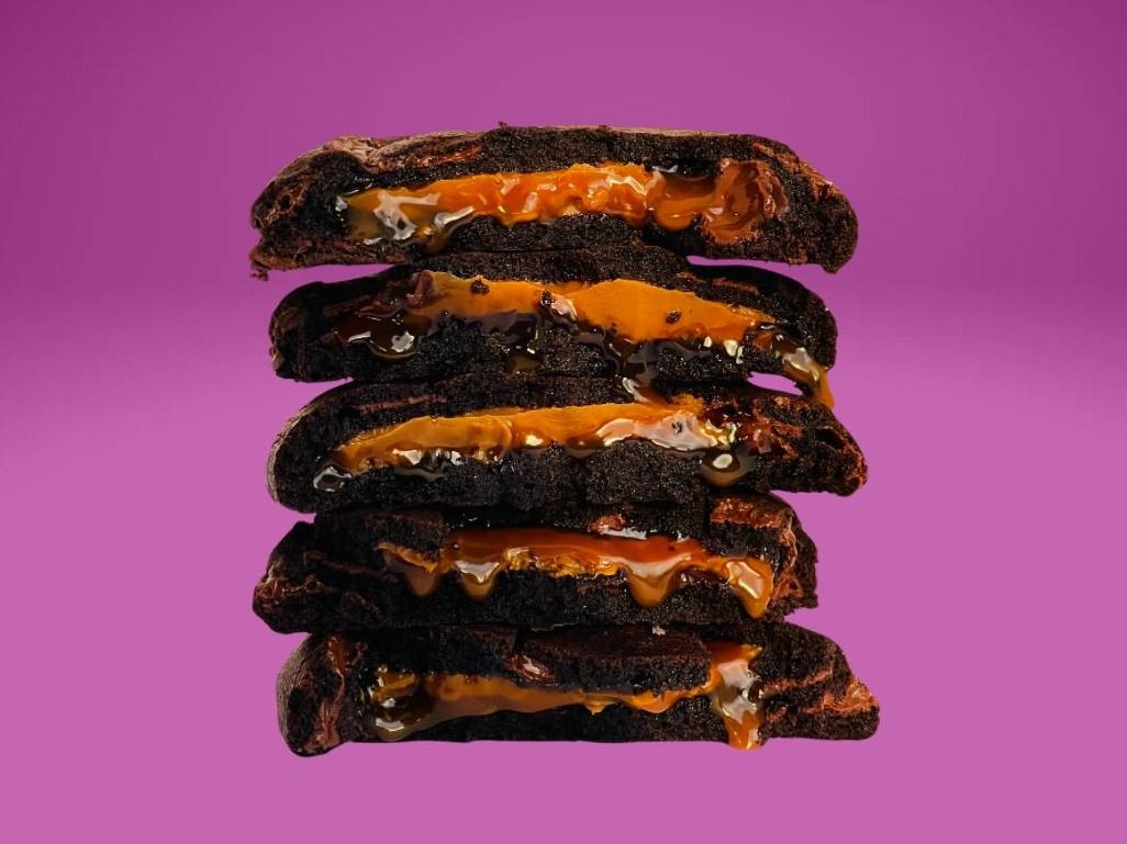 Double Chocolate Stuffed Salted Caramel