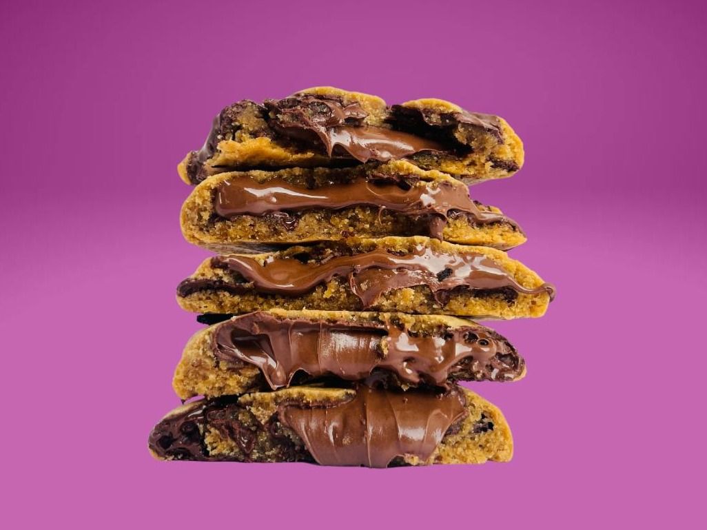 Chocolate Chip Nutella Stuffed Cookie