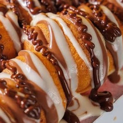 Mini Dark Chocolate Pancakes