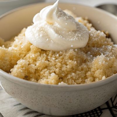 Couscous With Sugar And Cream