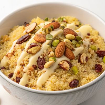 Couscous With Cream And Nuts