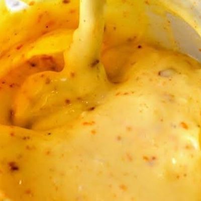 Lemon with saffron sauce
