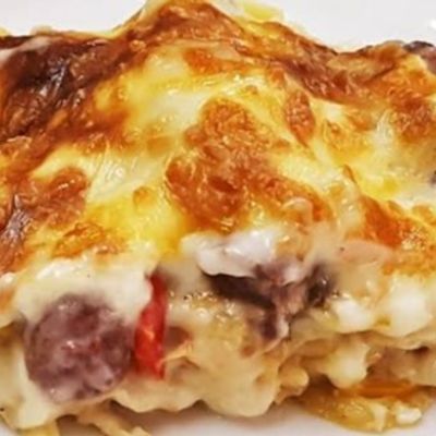 Pasta With Sausage Bechamel