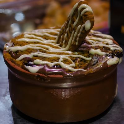 Half White Chocolate And Half Lotus Casserole