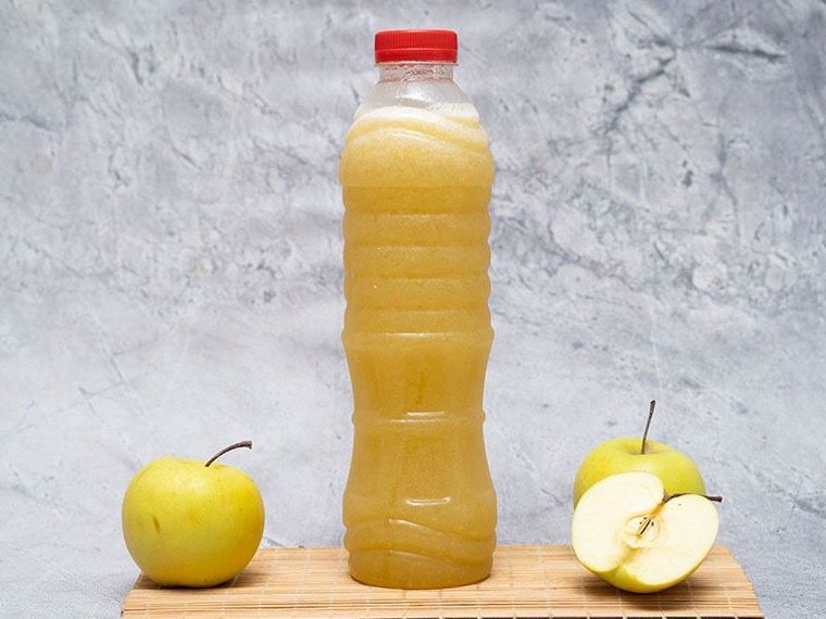 Liter Apples With Milk
