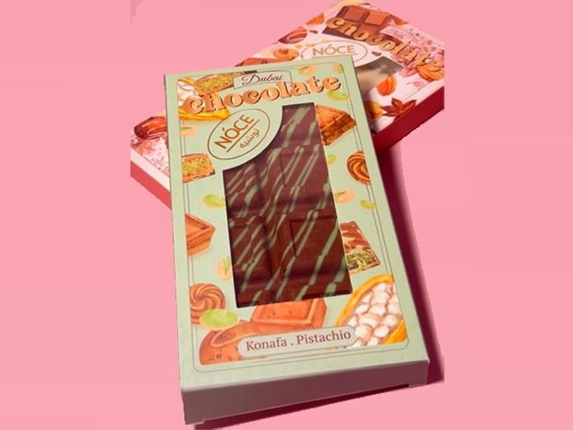 Dabai Chocolate Bar (Kunafa Pistachio)